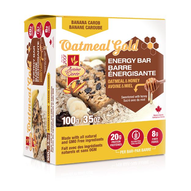 Picture of 100g Banana Carob  energy bars