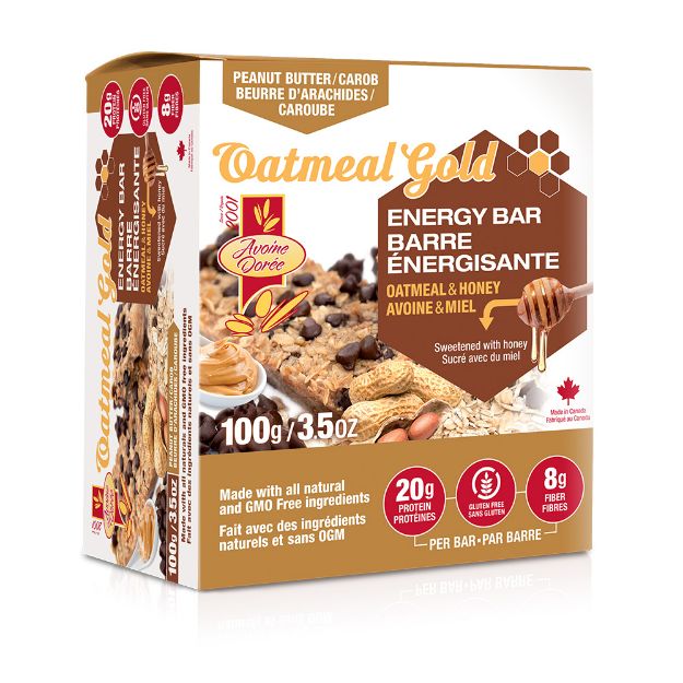 Picture of 100g Peanut Butter / Carob energy bars